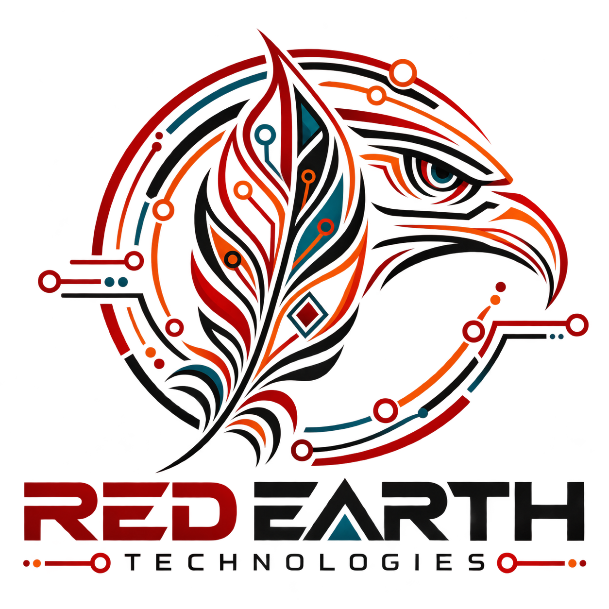 Red Earth Technologies eagle emblem